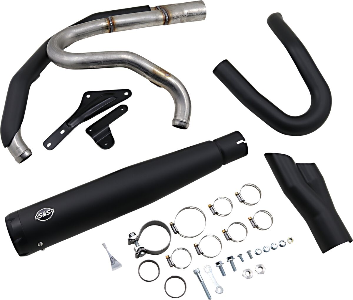 S&S Cycle 2 1 Exhaust Black M8 Softail Full Exhaust System S&S Cycle