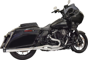 Bassani Xhaust Road Rage High Horsepower 2:1 Exhaust System, Chrome - 17+ Touring Full Exhaust System Bassani Xhaust