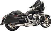 Bassani Xhaust Road Rage II Mid-Length 2:1 Exhaust System, Chrome - 07-16 Touring Full Exhaust System Bassani Xhaust