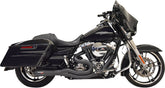 Bassani Xhaust Road Rage II Mid-Length 2:1 Exhaust System, Black - 07-16 Touring Full Exhaust System Bassani Xhaust
