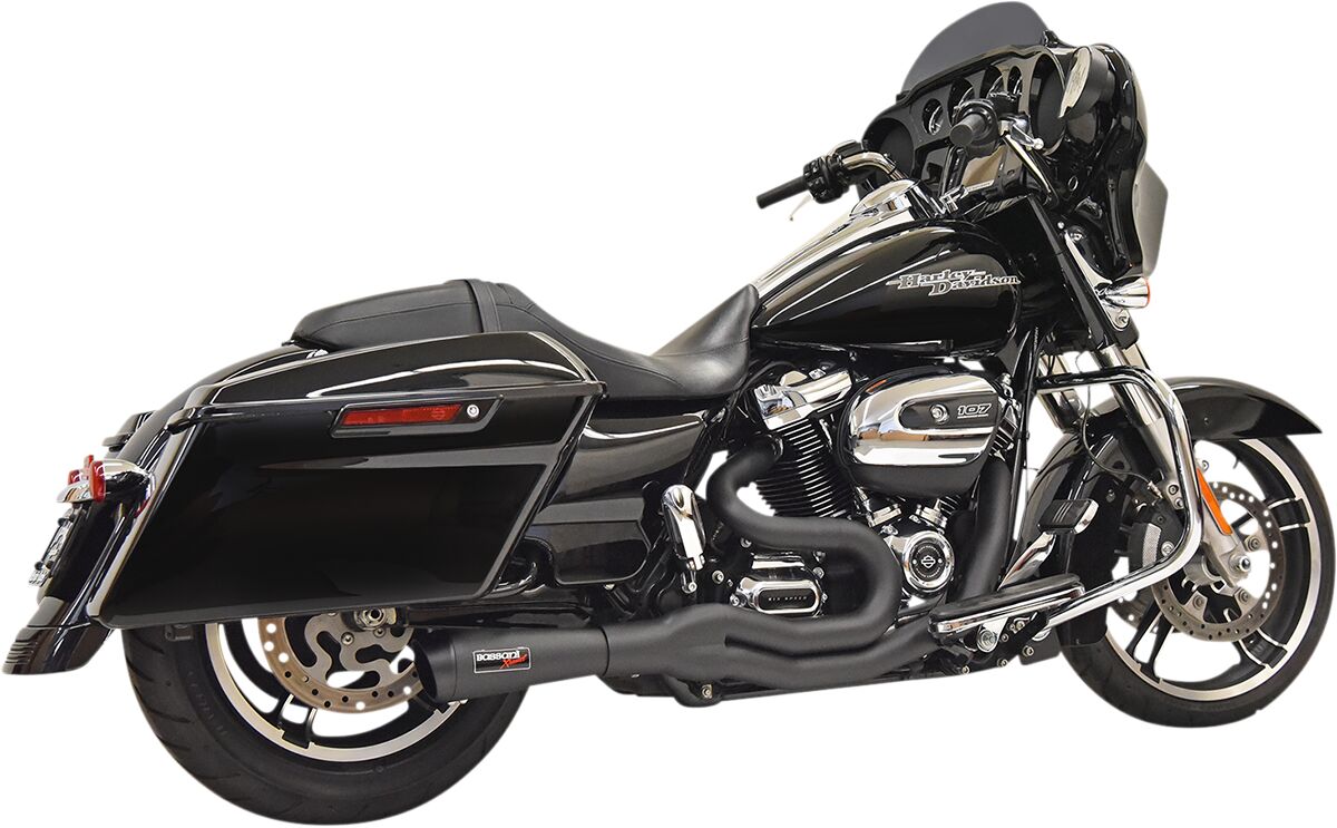 Bassani Xhaust Road Rage II Mid-Length 2:1 Exhaust System - 17+ Touring Full Exhaust System Bassani Xhaust