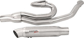 Bassani Xhaust Road Rage II Mid-Length 2:1 Exhaust System, Chrome - 07-16 Touring Full Exhaust System Bassani Xhaust