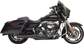 Bassani Xhaust Road Rage II Mid-Length 2:1 Exhaust System, Black - 07-16 Touring Full Exhaust System Bassani Xhaust