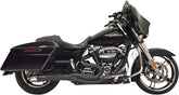 Bassani Xhaust Road Rage II Mid-Length 2:1 Exhaust System, Black - 17+ Touring Full Exhaust System Bassani Xhaust