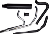Khrome Werks Exhaust 2:1 09 16 Fl Blk SYSTEMS FOR HARLEY Khrome Werks