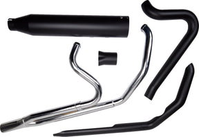 Khrome Werks Exhaust 2:1 09 16 Fl Blk SYSTEMS FOR HARLEY Khrome Werks