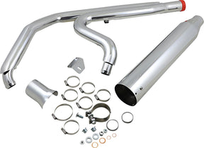 Khrome Werks Exhaust 2:1 M8 Fl Chrm SYSTEMS FOR HARLEY Khrome Werks