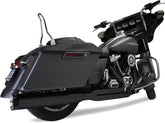 Khrome Werks Exhaust 2:1 M8 Fl Blk SYSTEMS FOR HARLEY Khrome Werks