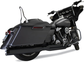Khrome Werks Exhaust 2:1 M8 Fl Blk SYSTEMS FOR HARLEY Khrome Werks