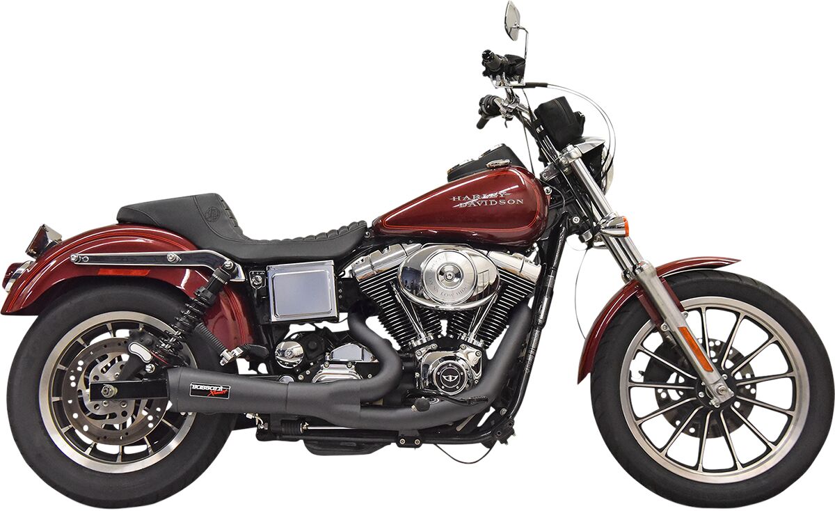 Bassani Xhaust Road Rage Ripper 2:1 Exhaust System - Dyna Black / 91-05 Dyna (with mid controls)
