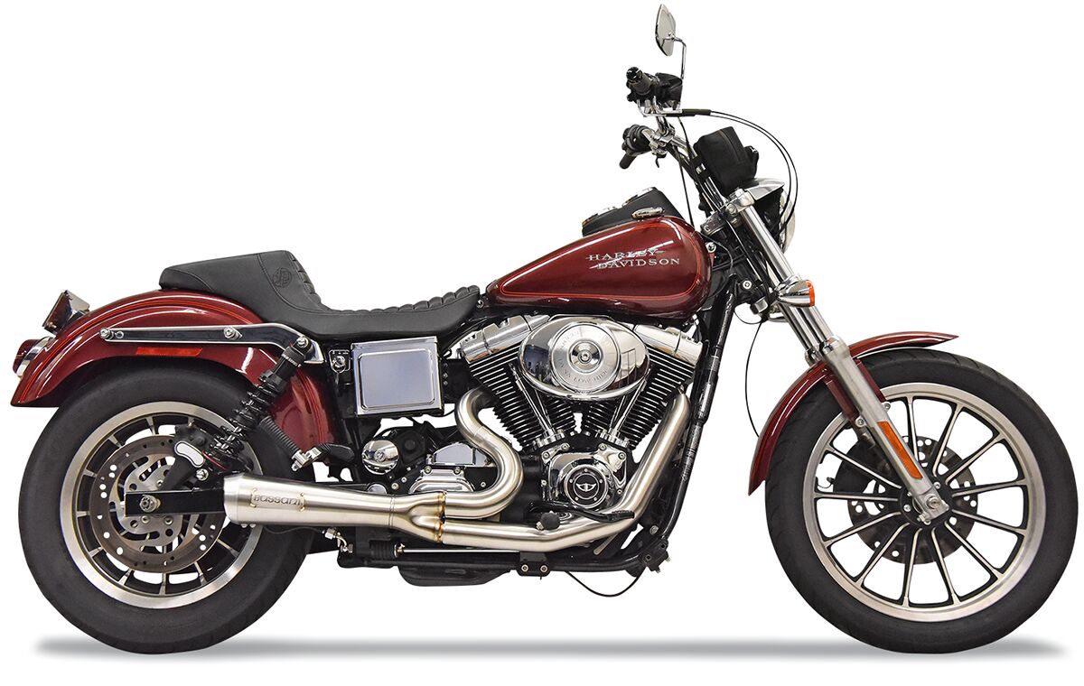 Bassani Xhaust Road Rage Ripper 2:1 Exhaust System - Dyna Stainless / 91-05 Dyna (with mid controls)