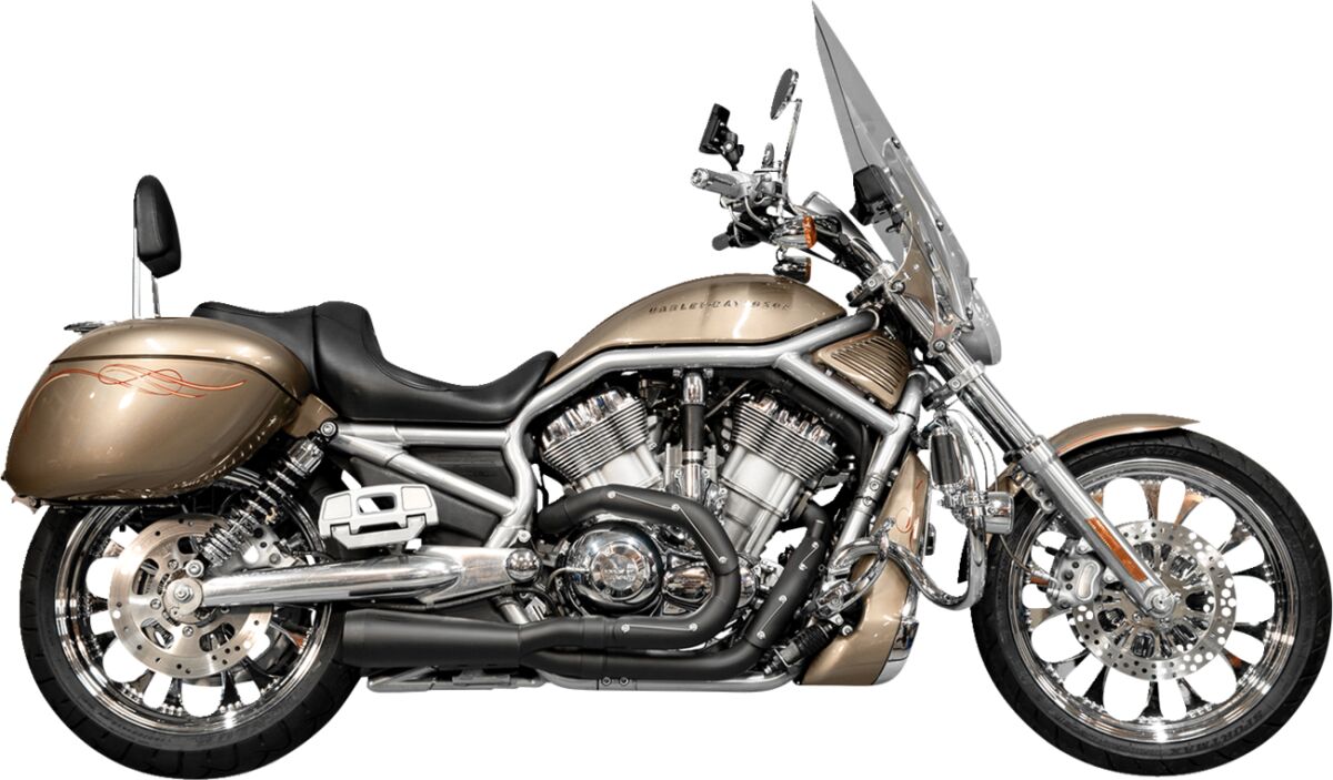 Trask Assault 2:1 Exhaust - 07+ V-Rod Full Exhaust System Trask Performance