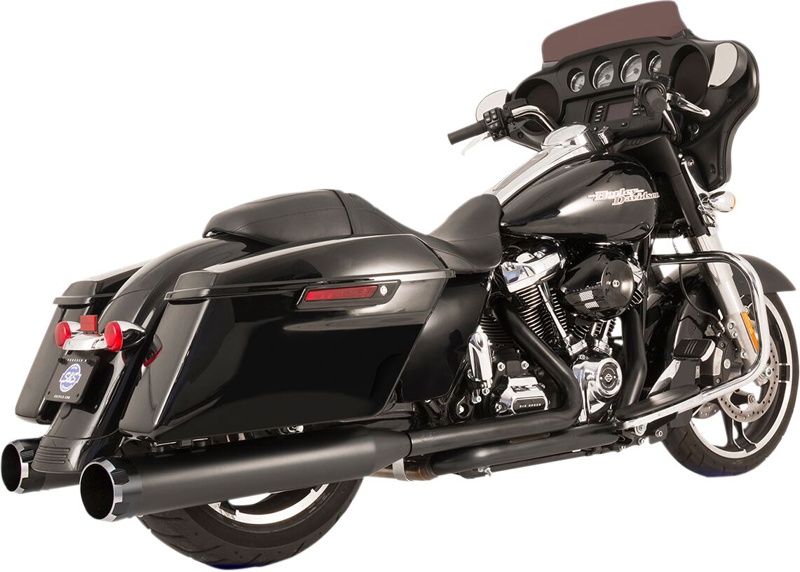 S&S Cycle Exh Ed.50 S Bl/Thr 17 20 Full Exhaust System S&S Cycle