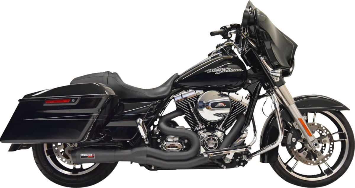 Bassani Xhaust Exhaust 2:1 Mega Bk 95 06 SYSTEMS FOR HARLEY Bassani Xhaust