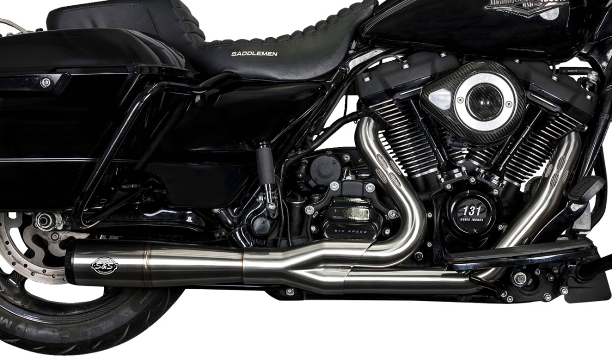 S&S Cycle Exh Race 2 1 Ss 17 22 Fl Full Exhaust System S&S Cycle