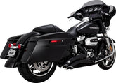 Vance & Hines Big Radius Exhaust, Black - 17+ Touring Full Exhaust System Vance & Hines