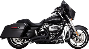 Vance & Hines Big Radius Exhaust, Black - 17+ Touring Full Exhaust System Vance & Hines