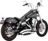 Vance & Hines Big Radius Exhaust, Chrome - 06-17 Dyna Full Exhaust System Vance & Hines