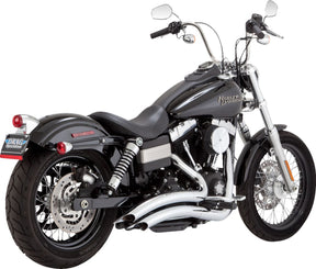 Vance & Hines Big Radius Exhaust, Chrome - 06-17 Dyna Full Exhaust System Vance & Hines