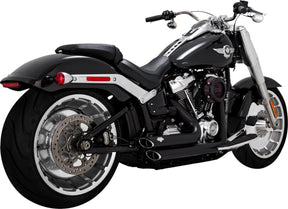 Vance & Hines Shortshots Staggered Exhaust, Black - 18+ Softail (Fat Boy/Breakout) Allenhead Set Screws Usa Sizes Vance & Hines