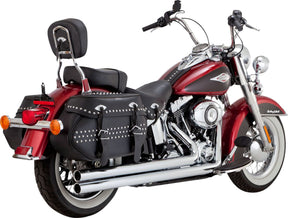 Vance & Hines Big Shots Long Exhaust, Chrome - 86-17 Softail Full Exhaust System Vance & Hines