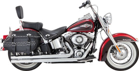 Vance & Hines Big Shots Long Exhaust, Chrome - 86-17 Softail Full Exhaust System Vance & Hines