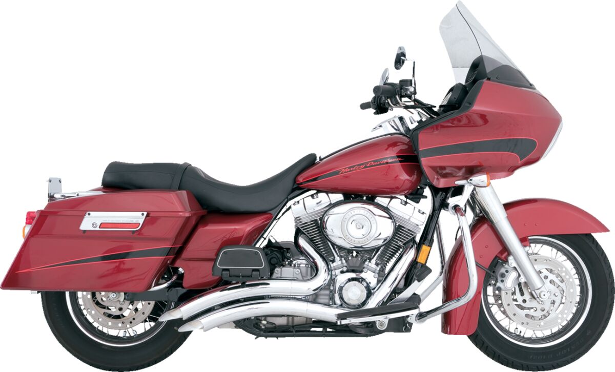 Exhaust Big Radius Chrome 07 09 Touring Vance & Hines