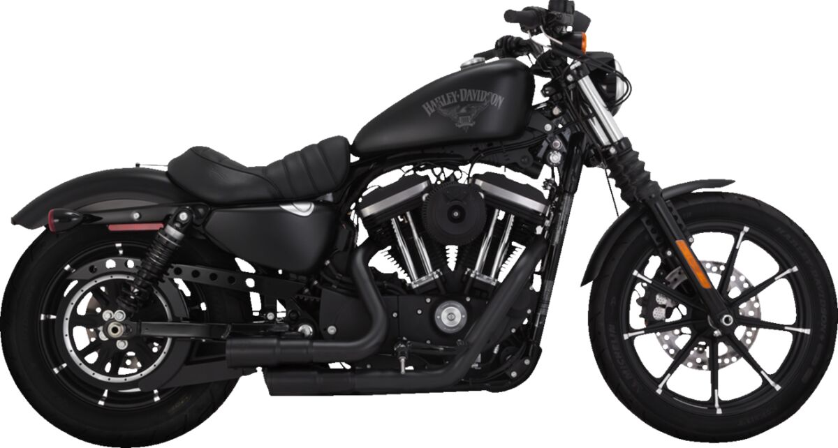 Exhaust Mini Grenades 04 13 Xl Matte Black Vance & Hines