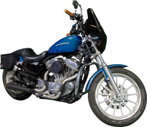 Trask Assault 2:1 Exhaust, Black - 04-22 Sportster Full Exhaust System Trask Performance