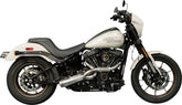 Trask Big Sexy 2:1 Exhaust, Brushed Stainless - 18+ Softail w/ Factory Saddlebags Full Exhaust System Trask Performance