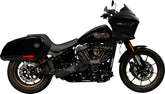 Trask Big Sexy 2:1 Exhaust, Black - 18+ Softail w/ Factory Saddlebags Full Exhaust System Trask Performance