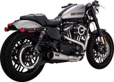 Vance & Hines Upsweep 2:1 Exhaust, Brushed - 04-13 Sportster Full Exhaust System Vance & Hines