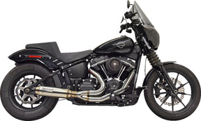 Exhaust 2:1 Super Bike Ss With 4" Muffler M8 Softail 18 23 Bassani Xhaust Default Title