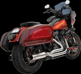 Bassani Xhaust Road Rage True Dual Exhaust System - +18 Softail Full Exhaust System Bassani Xhaust