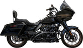 Bassani Xhaust Exhaust Sweeper Black With Sheilds M8 Touring 2016 2023 Full Exhaust System Bassani Xhaust