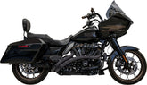 Exhaust Sweeper Black W/Slotted Sheilds M8 Touring 2016 2023 Bassani Xhaust Default Title