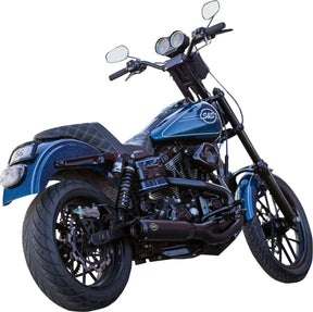 S&S Cycle Exhaust Qualifier 2:1 Guardian Black Dyna 2006 07 Full Exhaust System S&S Cycle
