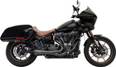 Exhaust 2:1 Road Rage 2 Ripper Short 49 C Black M8 Softail Bassani Xhaust Default Title