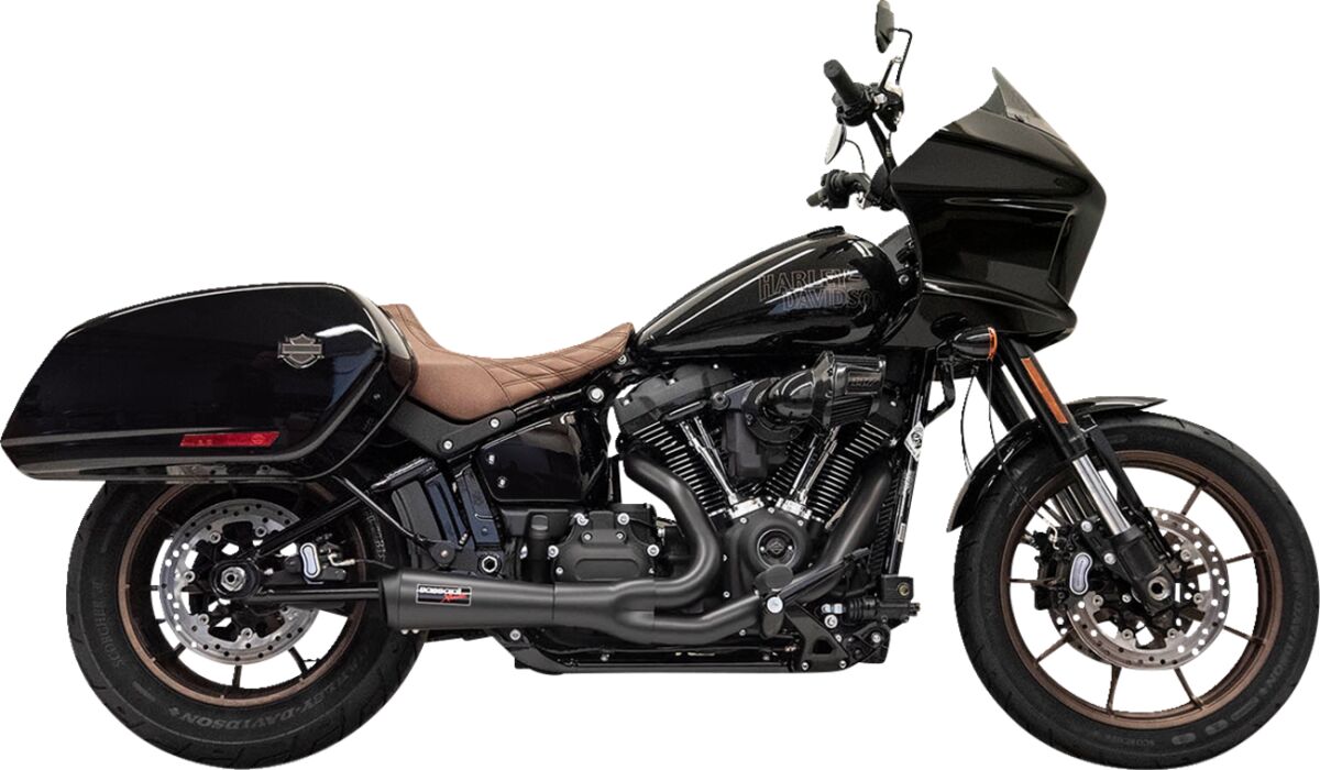 Bassani Xhaust Exhaust 2:1 Road Rage 2 Ripper Short 49 C Black M8 Softail Full Exhaust System Bassani Xhaust