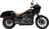 Bassani Xhaust Exhaust 2:1 Road Rage 2 Ripper Short 49 C Black M8 Softail Full Exhaust System Bassani Xhaust
