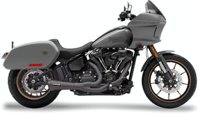 Exhaust 2:1 Road Rage 2 Ripper Short 49 C Black M8 Softail Bassani Xhaust Default Title