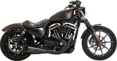 Exhaust 2 Into 1 Stainless Upsweep Black Sportster Vance & Hines Default Title