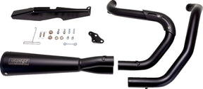 Exhaust 2 Into 1 Stainless Upsweep Black Sportster Vance & Hines