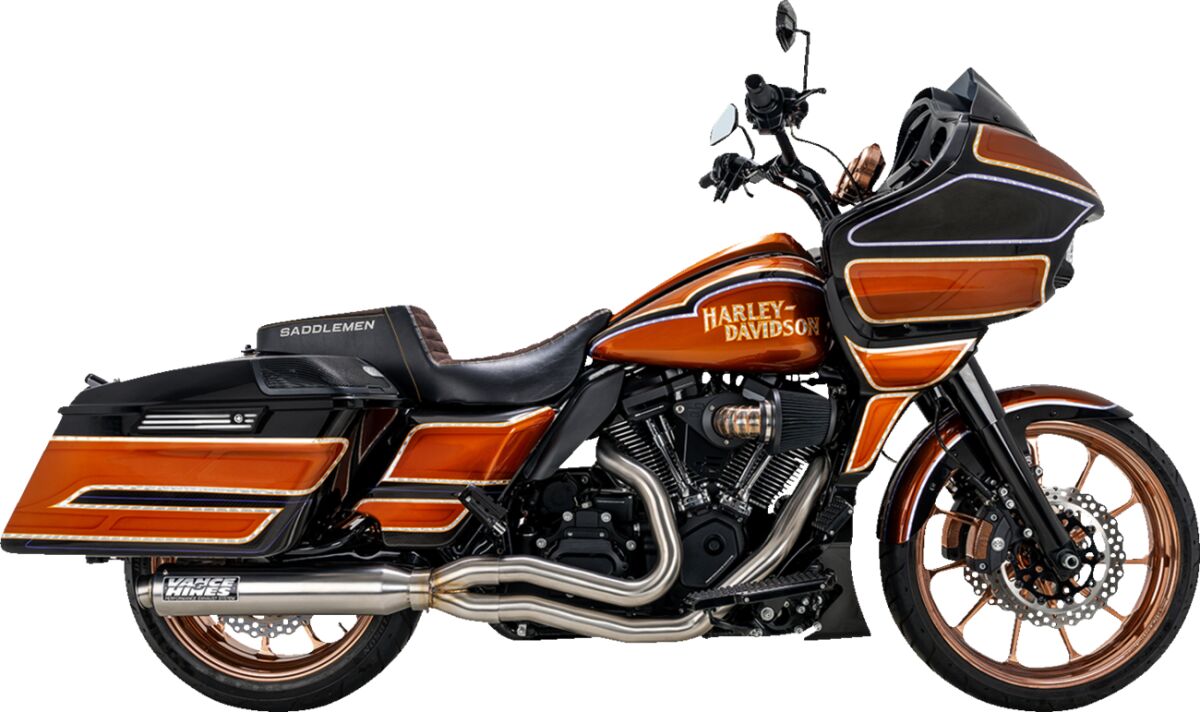 Exhaust Supersport 2 1 Brushed Touring Vance & Hines Default Title