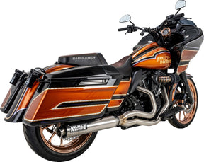 Exhaust Supersport 2 1 Brushed Touring Vance & Hines