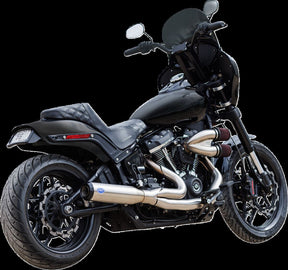 S&S Cycle Exhaust 2:1 Qualifier Race Only Stainless M8 Softail 2018 23 Full Exhaust System S&S Cycle