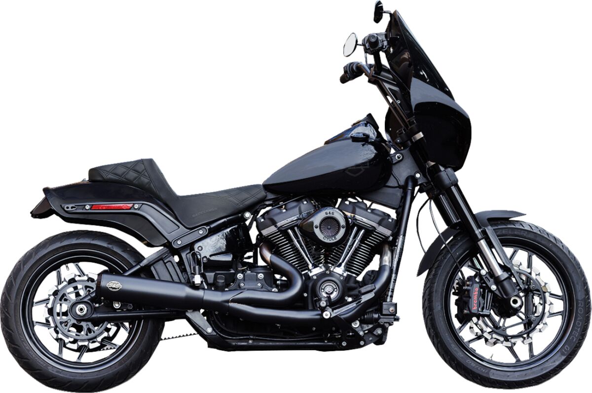 S&S Cycle Exhaust 2:1 Qualifier Race Only Black M8 Softail 2018 23 Full Exhaust System S&S Cycle