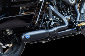 S&S Cycle Exhaust 2:1 Qualifier Race Only Black M8 Touring 2017+ Full Exhaust System S&S Cycle