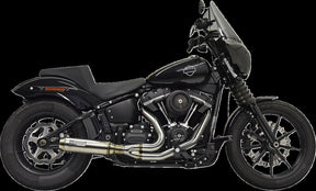 Bassani Xhaust Exhaust 2:1 Super Bike Ss W/Cat 49 C 4"Muffler M8 Softail18 23 Full Exhaust System Bassani Xhaust