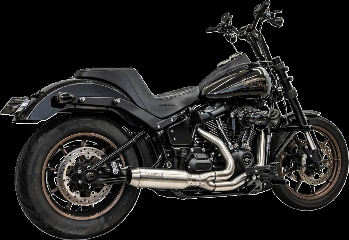 Bassani Xhaust Exhaust 2:1 Super Bike Ss W/Cat 49 C 4"Muffler M8 Softail18 23 Full Exhaust System Bassani Xhaust